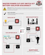 Interruptor selector de bateria 275A
