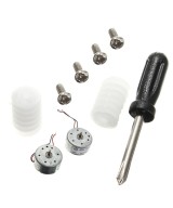 Par de motores y chassis para barco RC