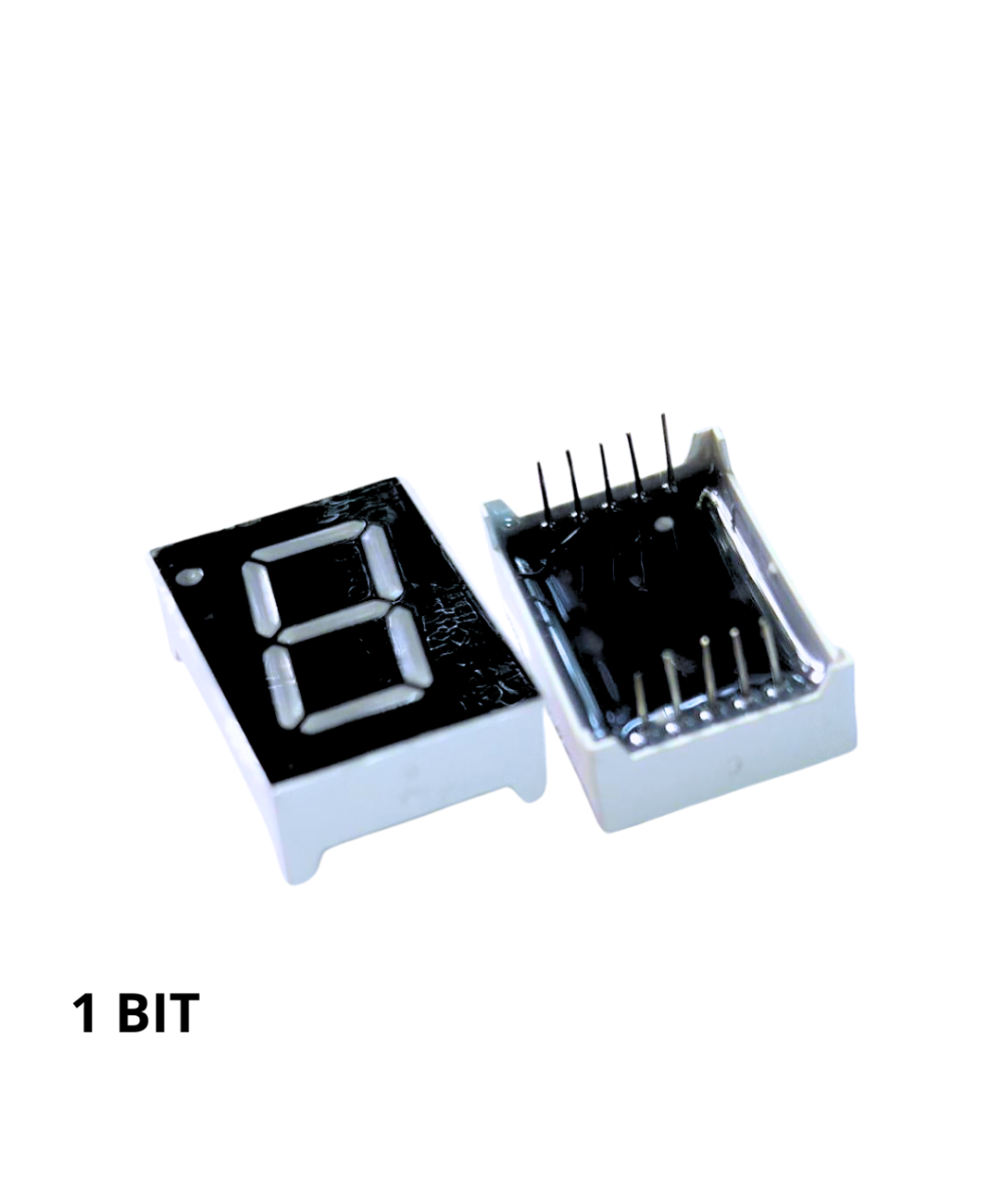 Display Digital Rojo de 0.8 pulgadas 1/2/3/4 digitos anodo comun