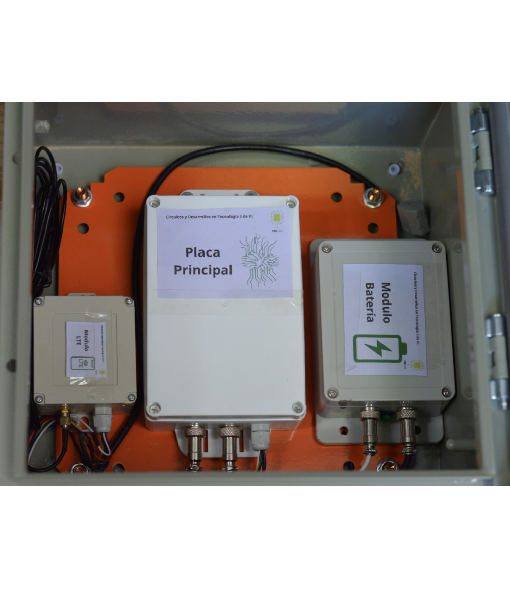 Sistema medidor de lluvia Pluviometro