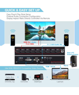 Separador Multipantalla Videowall 1 Entrada x 9 Salidas 4K HDMI/DVI/RS232