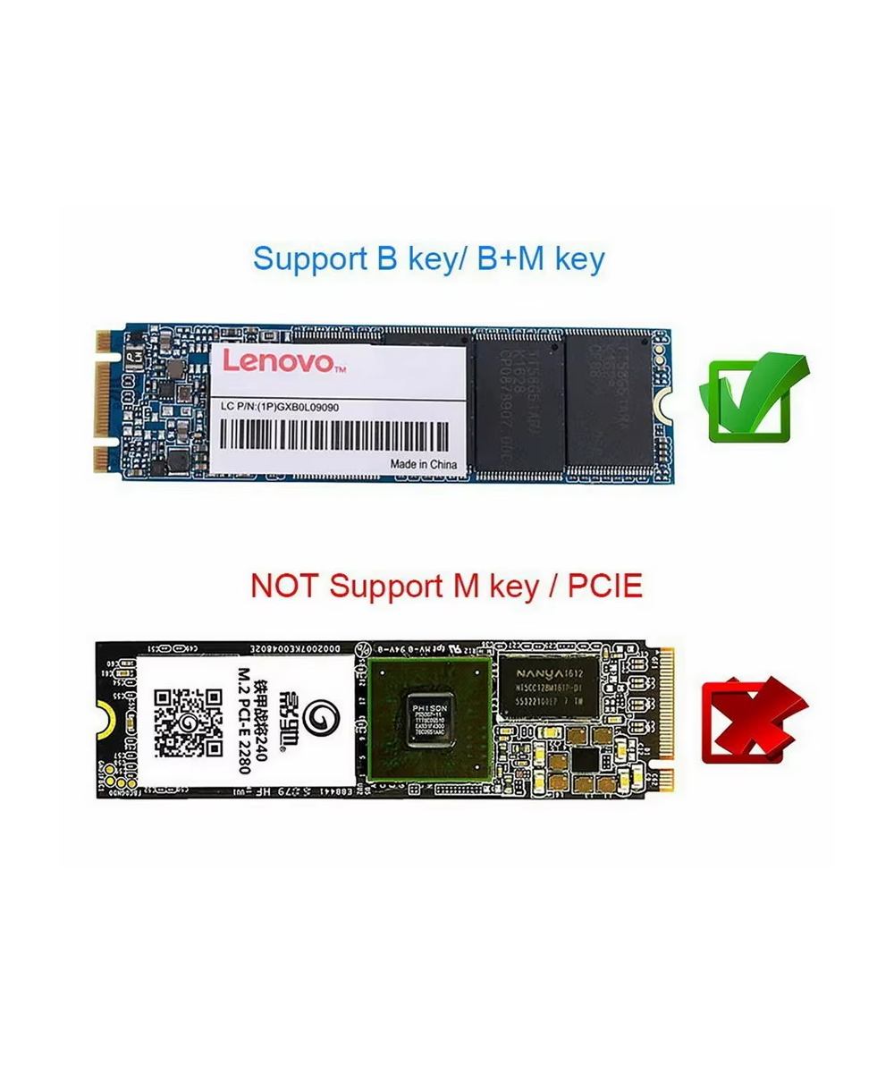 Adaptador para disco duro NGFF M.2 SATA SSD a USB 3.1 Tipo C, USB 3.0 a M.2 NGFF