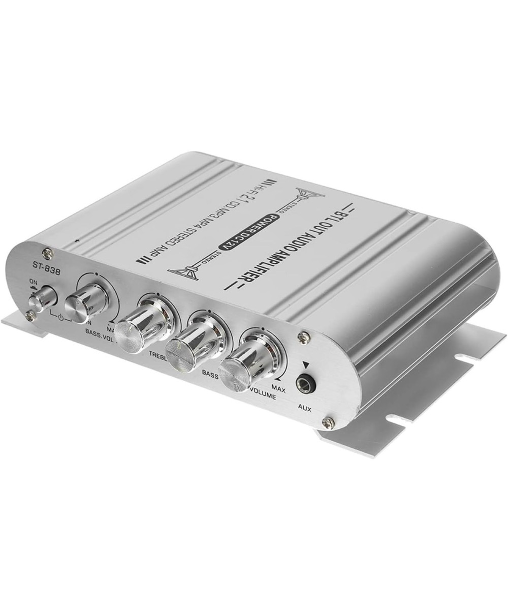 Amplificador de audio estereo Hi-Fi 2.1 LP-838 200W 12-15V