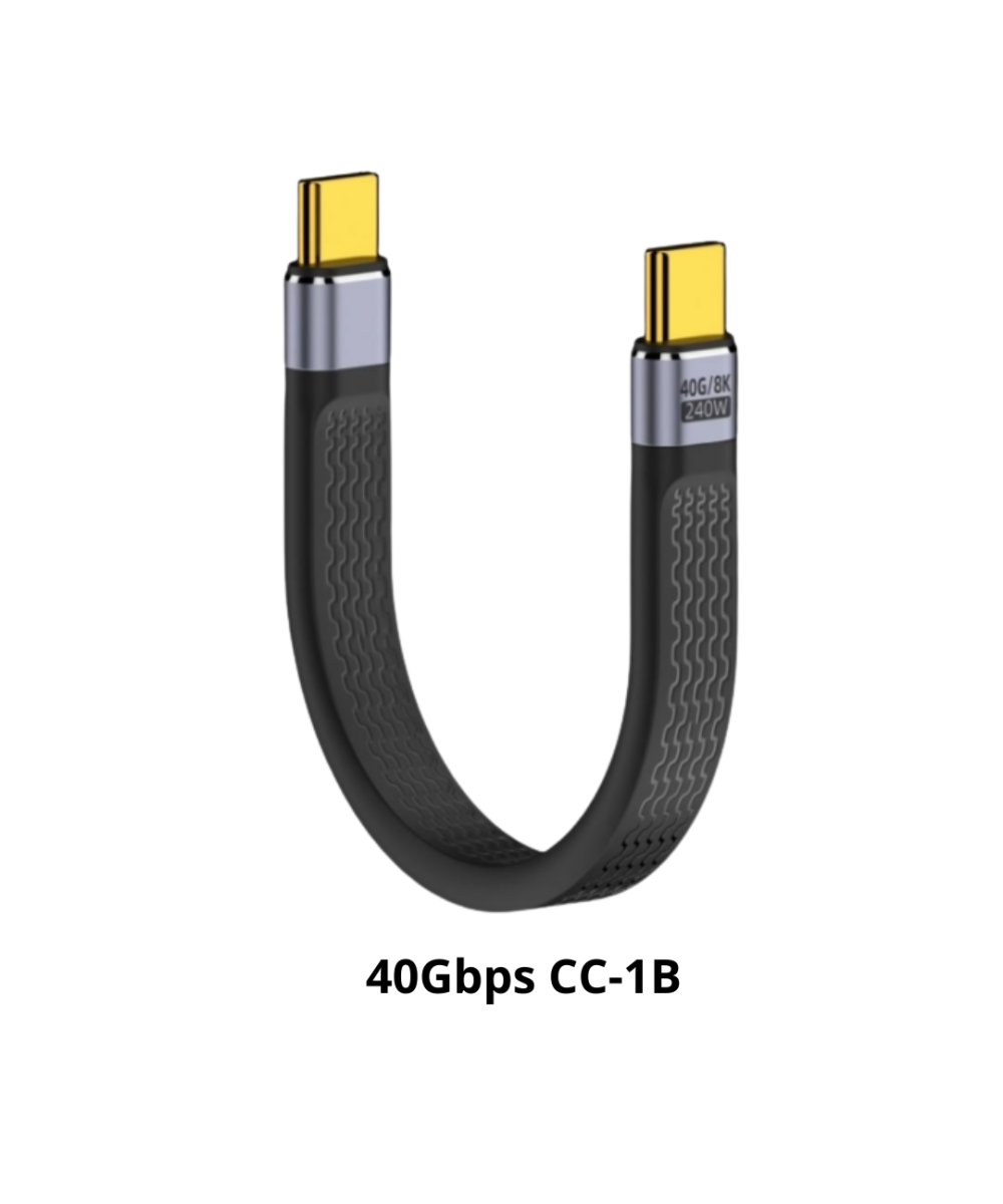Cable USB c 13.5cm CC-1B y CC-MF 40gbps