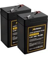 Bateria de lifePO4 recargable Nermak 6.4V 6AH 38.4WH