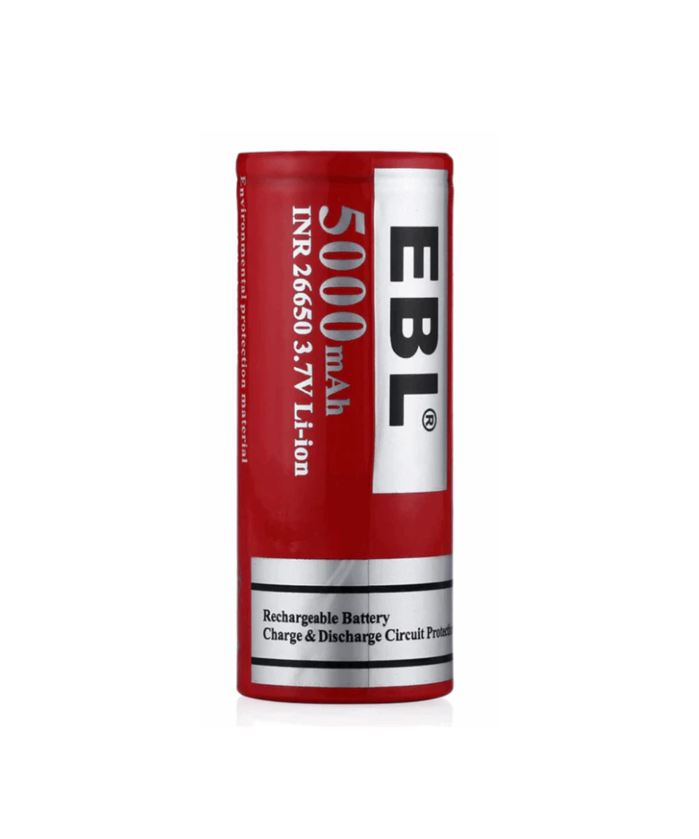 Bateria Recargable EBL 5000 mah 3.7 v INR26650