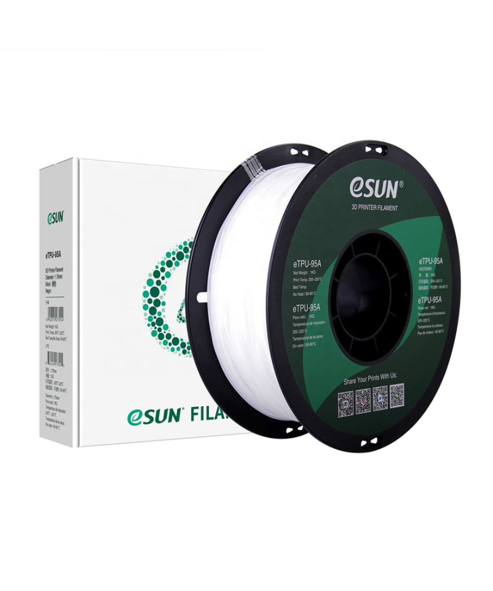 FILAMENTO TPU ESUN 1.75MM 1KG NEGRO