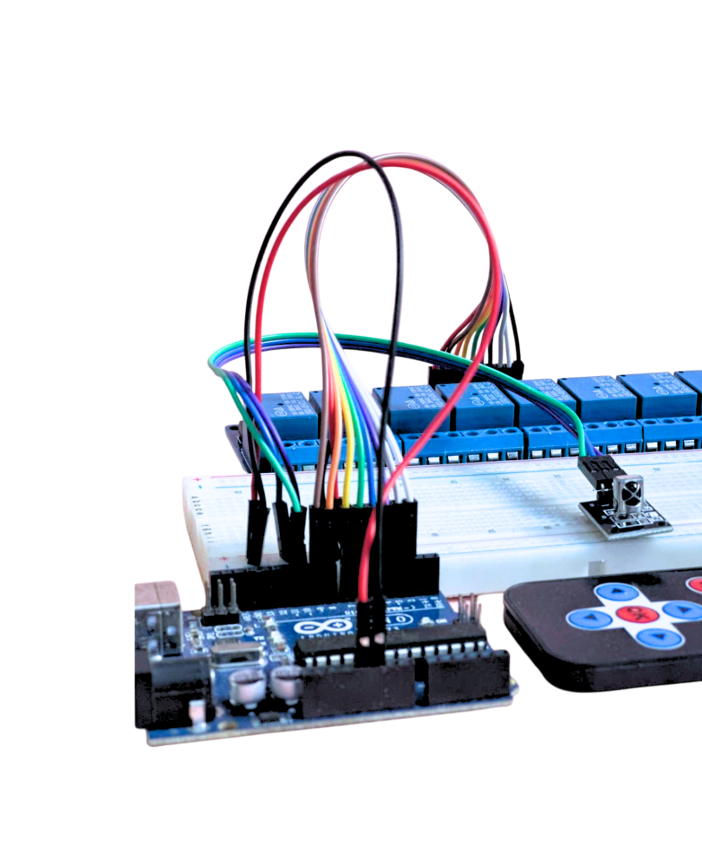 Control de reles con infrarrojo con Arduino