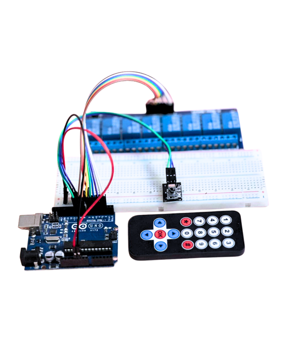 Control de reles con infrarrojo con Arduino