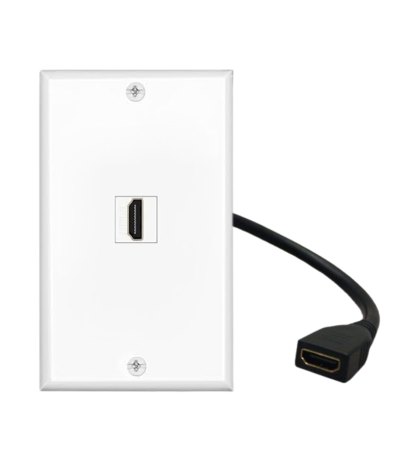 Tapadera de pared HDMI Hembra-Hembra