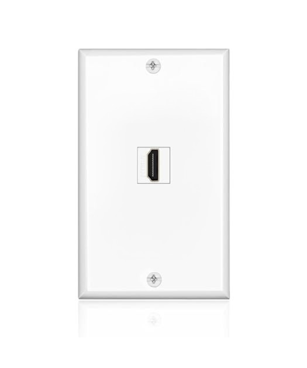 Tapadera de pared HDMI Hembra-Hembra