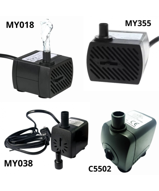 Mini Bombas Sumergibles 180 a 800 LH