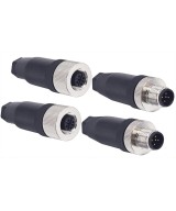 Conector industrial IP67 impermeable tipo aviador de 5 pines M12 macho/hembra 11.98mm