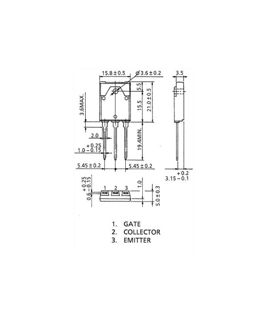 Transistor IGBT 30J127 TO-220F