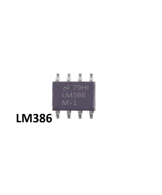 Amplificador de audio de bajo voltaje LM386N MSOP8