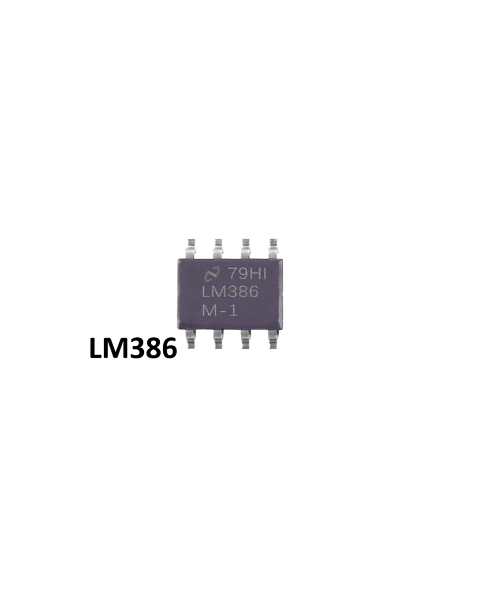 Amplificador de audio de bajo voltaje LM386N MSOP8