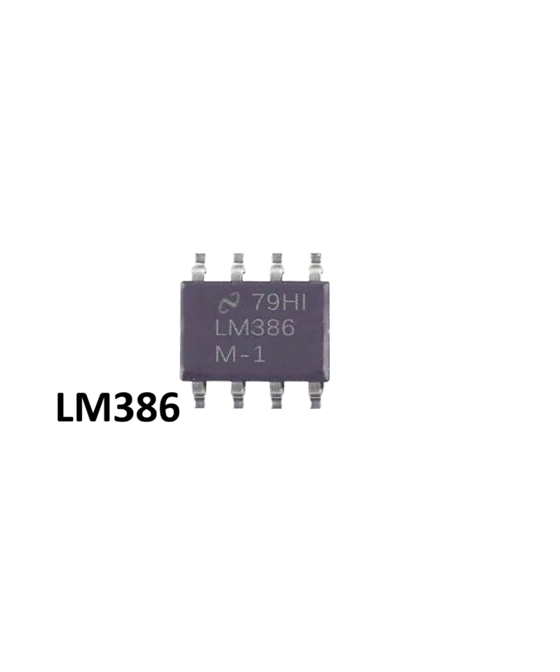 Amplificador de audio de bajo voltaje LM386N MSOP8
