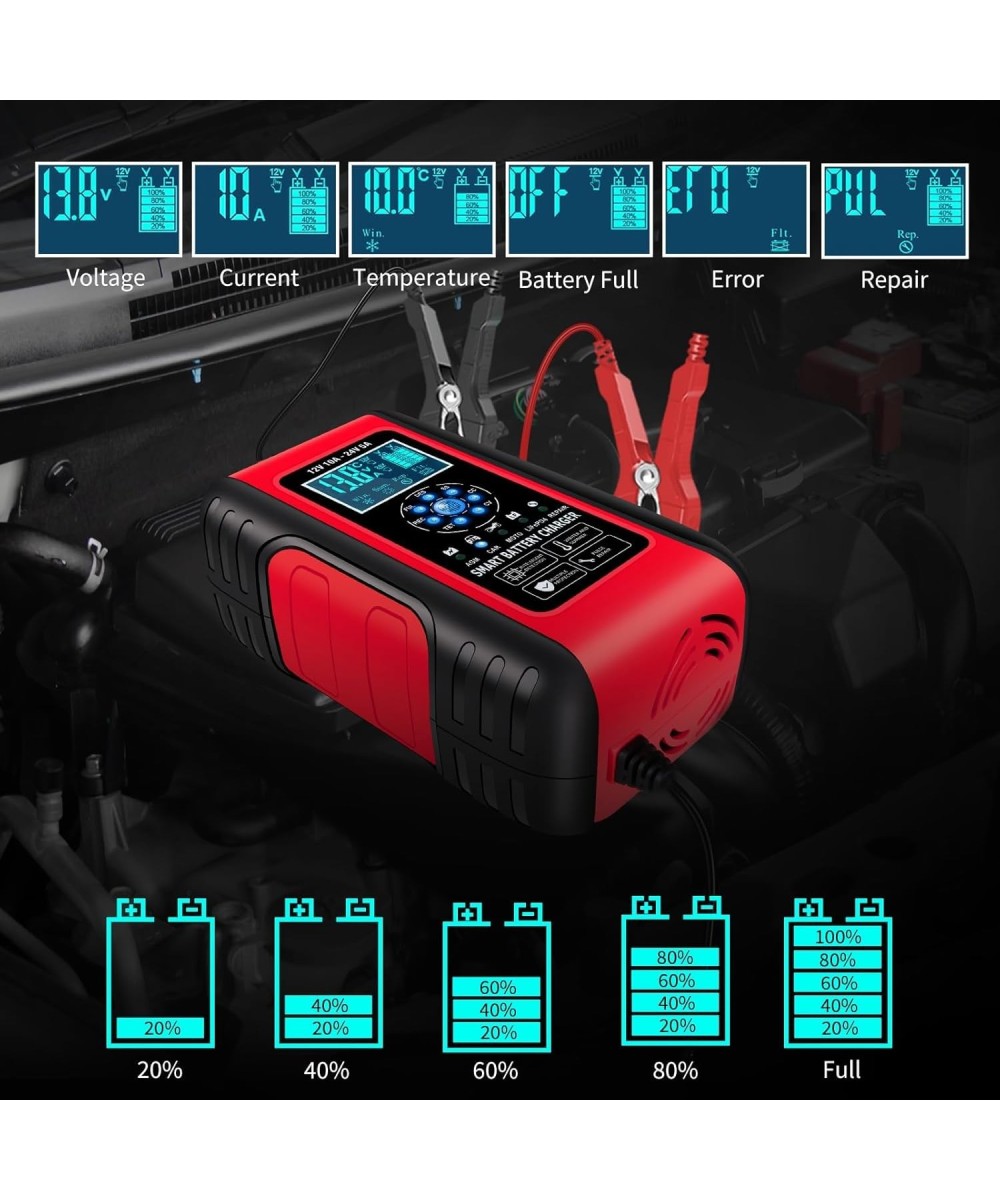 Cargador de bateria E-FAST 12V/24v 10A