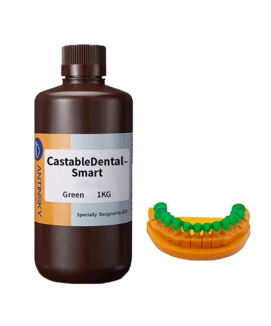 Resina inteligente dental CASTABLE UV moldeable para DLP LCD Antinsky 1000g