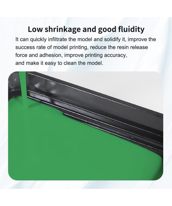 Resina inteligente dental CASTABLE UV moldeable para DLP LCD Antinsky 1000g