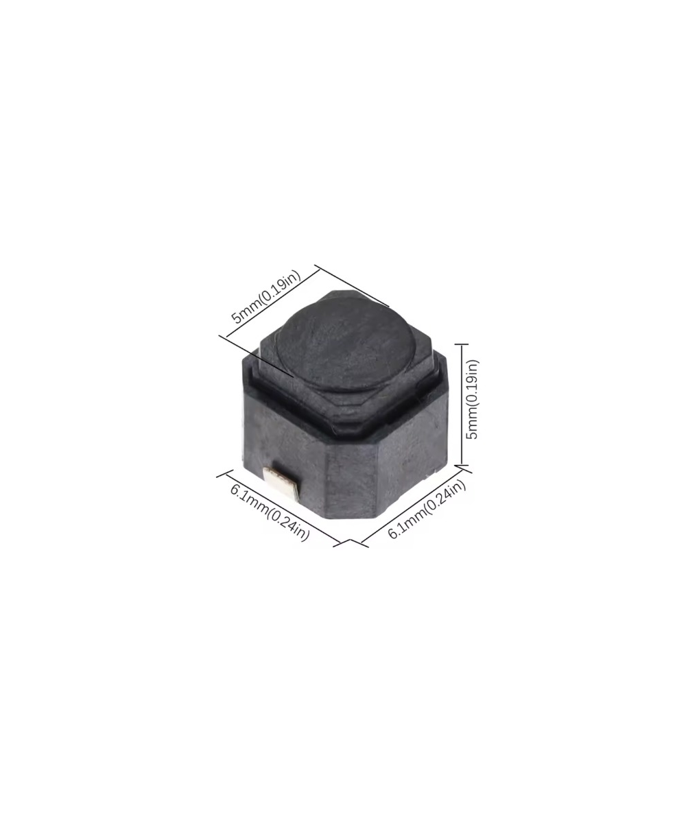 Interruptor de gel plastico 6x6x5mm (4 unidades)