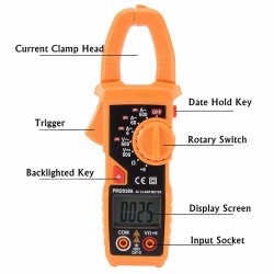 Multimetro con amperimetrica PM2018A