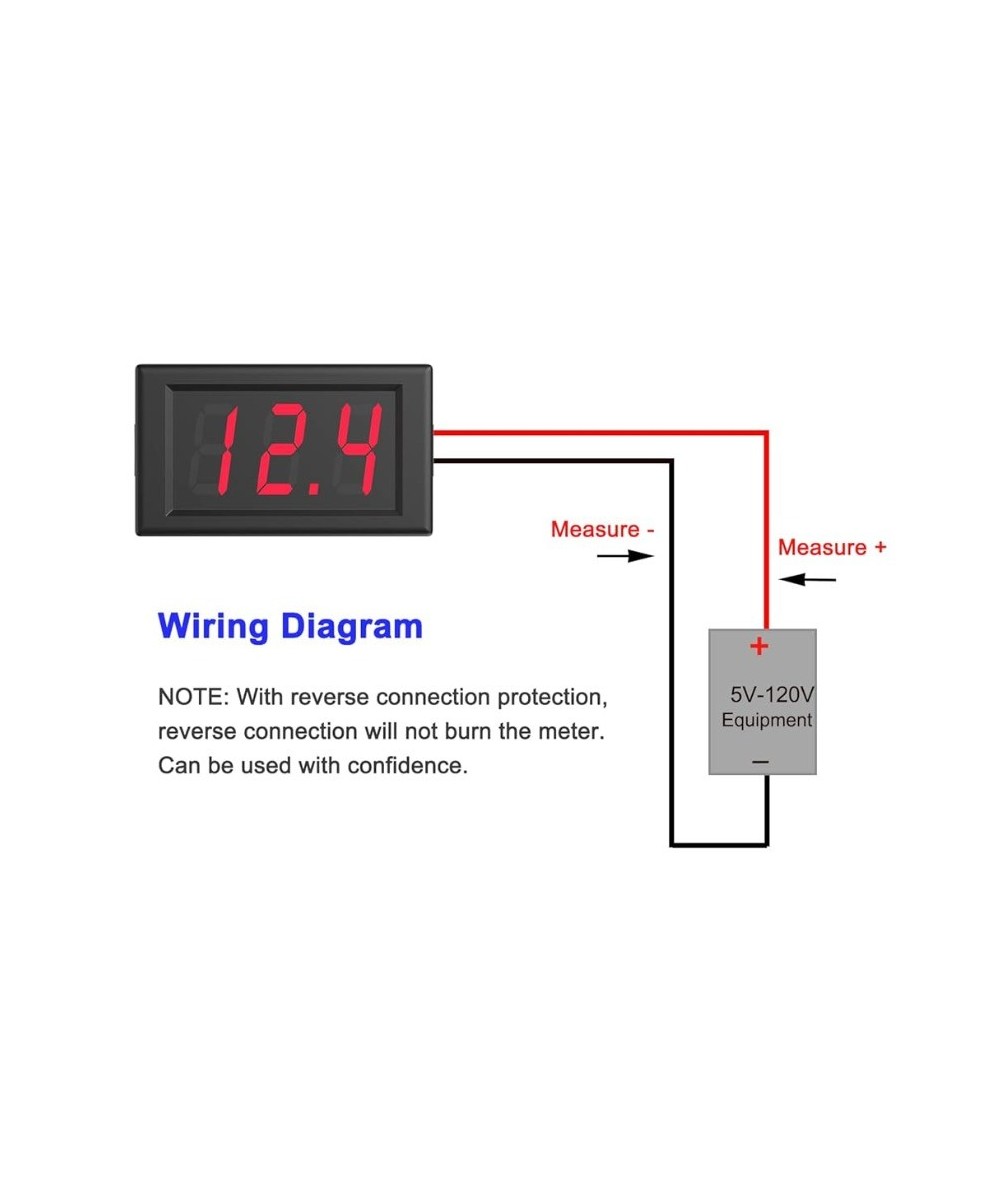 Monitor de Voltaje DC 5-120V