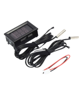 Medidor Digital de Temperatura con 2 Sondas para Interiores