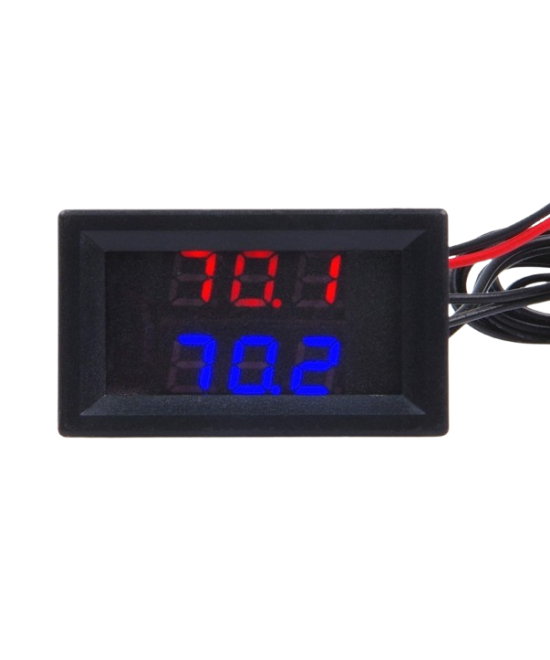 Medidor Digital de Temperatura con 2 Sondas para Interiores