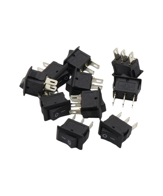 Interruptor tipo rocker 3 pines KCD1-101