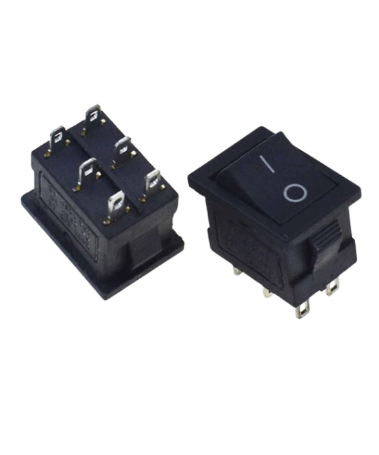 Interruptor tipo rocker 6 pines KCD1-101 6 pines