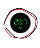 Monitor de Voltaje redondo 33.8mm DC 4-100V
