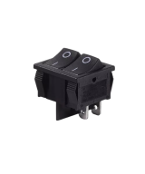 Interruptor doble ON/OFF KCD1 4 pines