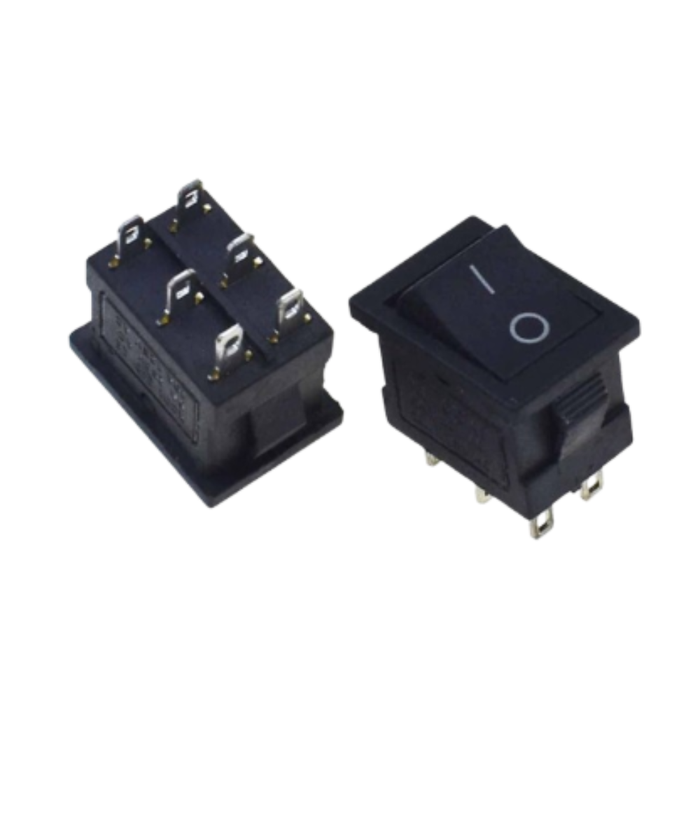 Interruptor tipo rocker 6 pines KCD1-101 6 pines