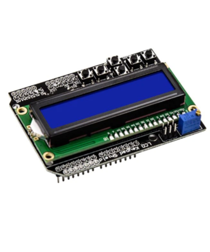 Pantalla LCD 1602 I2C con teclado