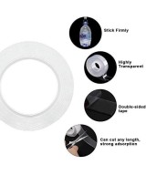 Nano cinta adhesiva de doble cara transparente 20 x 3mm