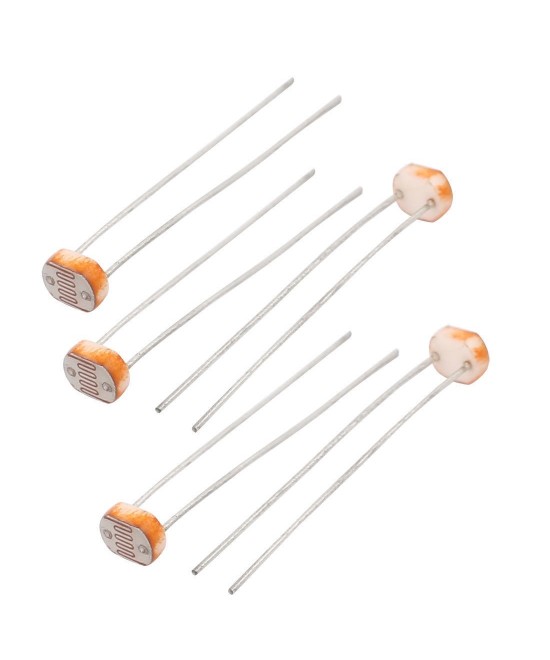 set de Fotoresistencia LDR (5U)