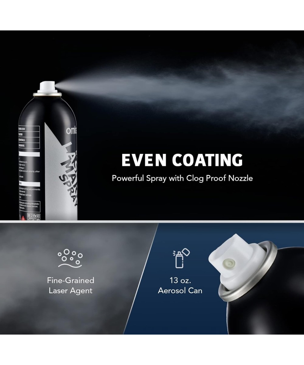 Spray OMTECH para grabadora laser color negro 8oz / 13oz