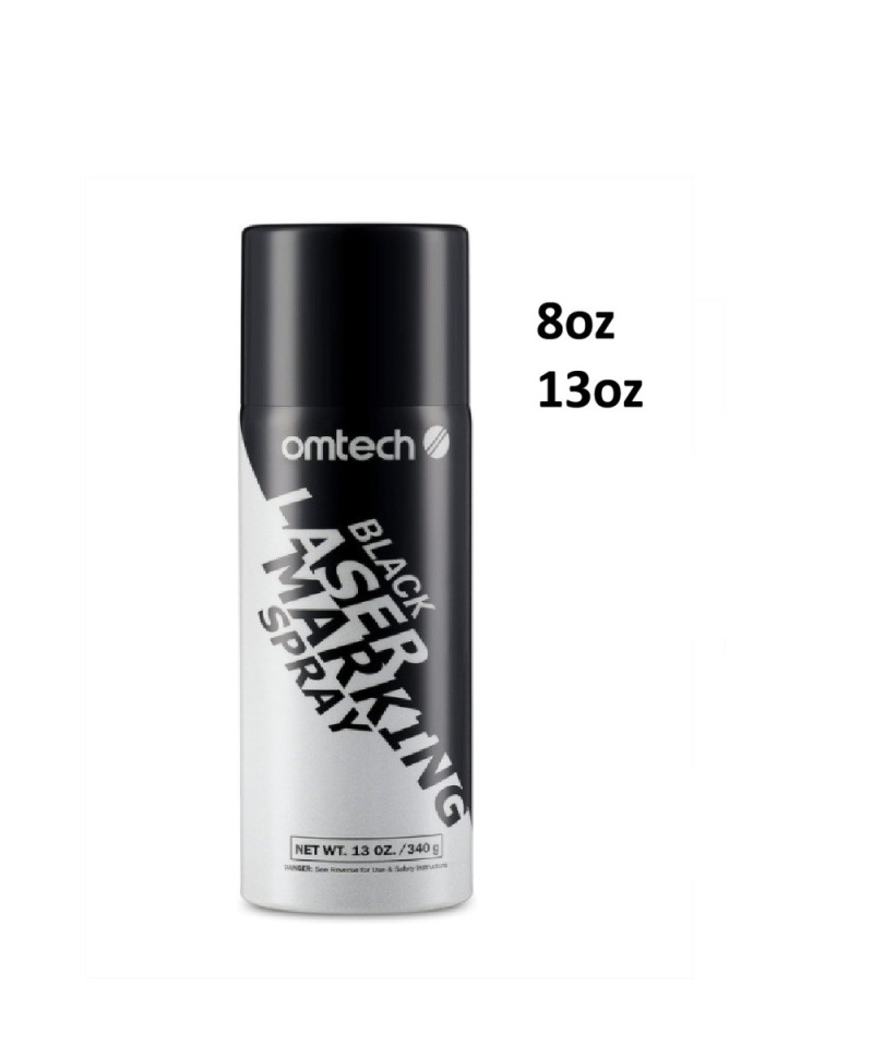 Spray OMTECH para grabadora laser color negro 8oz / 13oz
