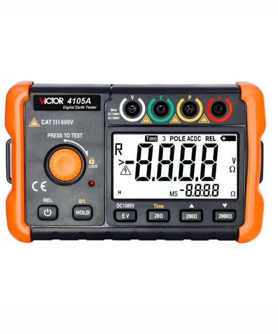 medidor de resistencia de tierra Victor VC4105A