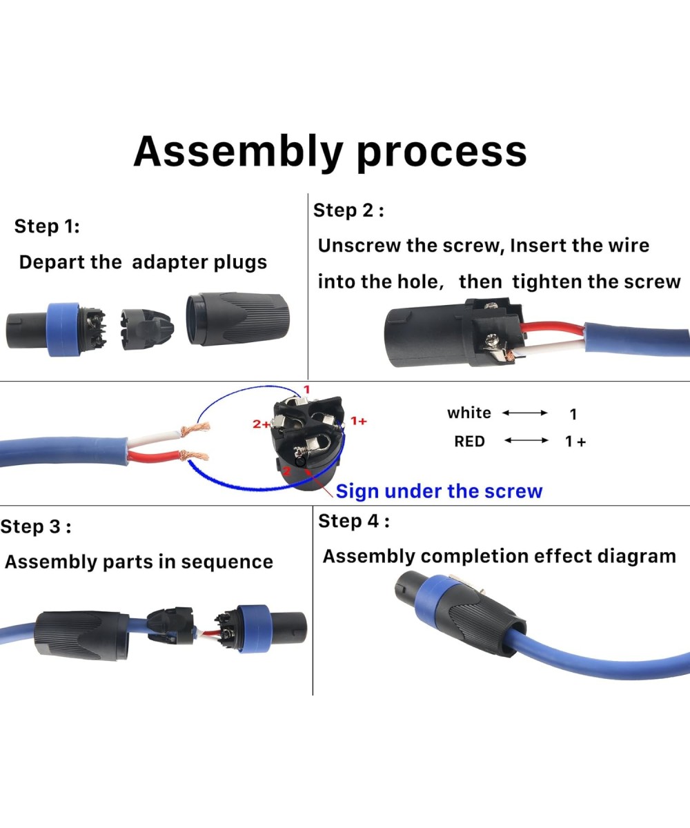 Conector de cable speakON de 4 polos Neutrik NL4FX