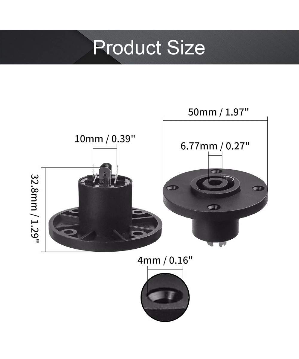 Conector Speakon Redondo  8 pines para montaje