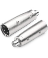 Adaptador XLR macho a RCA hembra