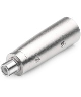 Adaptador XLR macho a RCA hembra