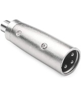 Adaptador XLR macho a RCA hembra