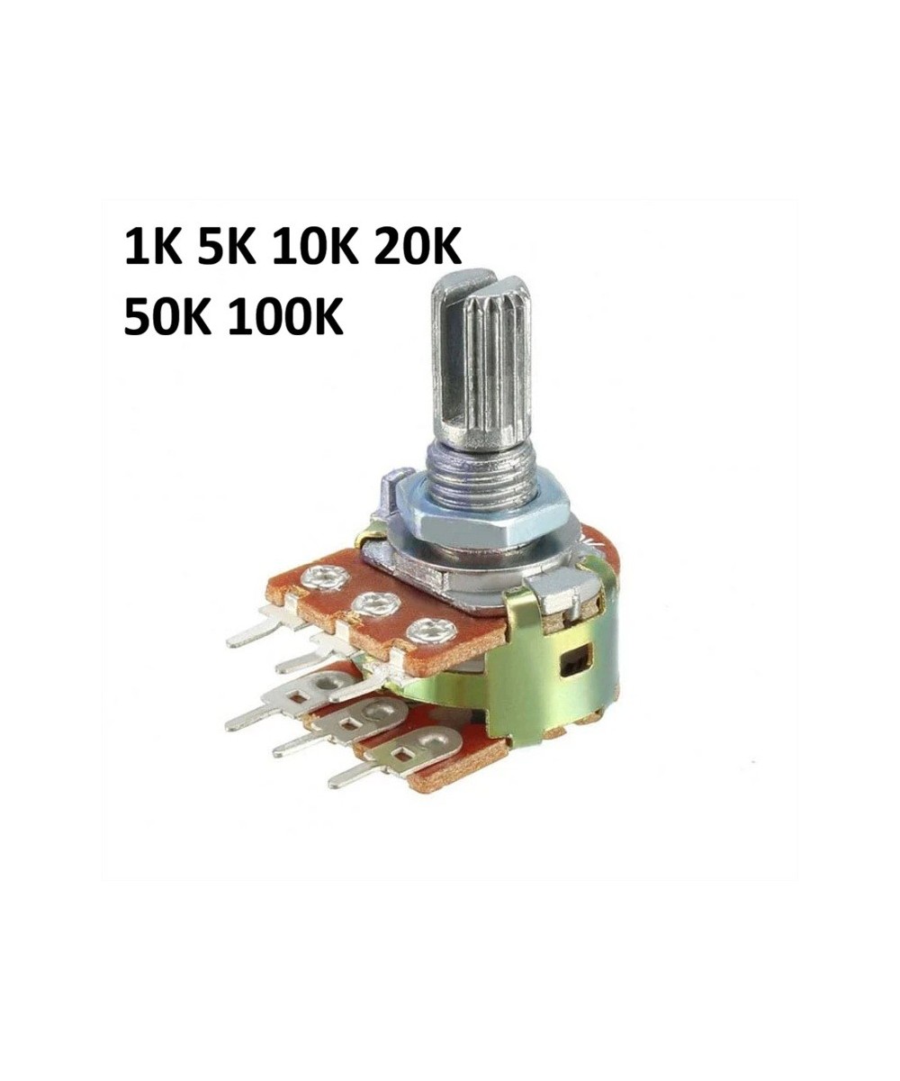 potenciometro de seis pines 1K - 100K
