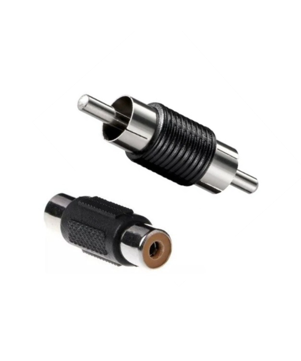 Acoplador RCA hembra-hembra / macho-macho