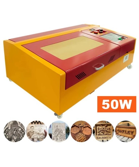 Grabadora y cortadora laser VEVOR 50W CO2 8x12 Pulgadas