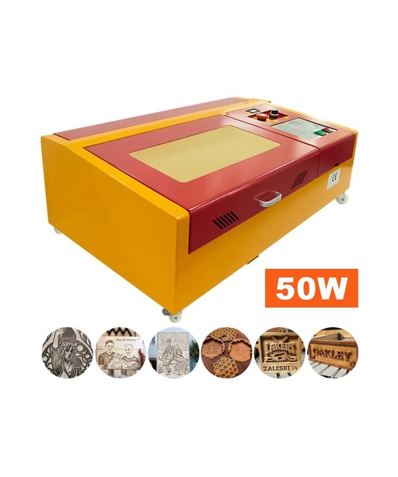 Grabadora y cortadora laser VEVOR 50W CO2 8x12 Pulgadas