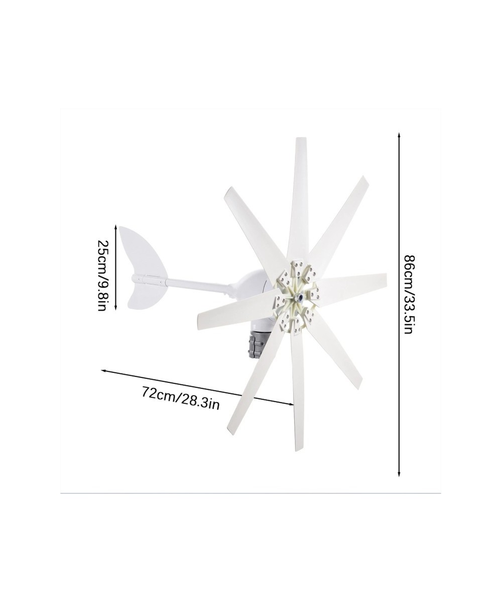 Generador de viento 1200W 12V Aerogenerador